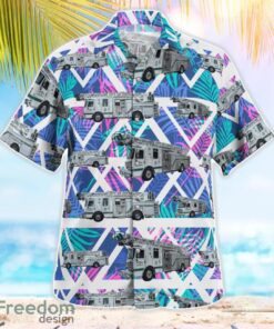 City of Conway Fire Department Hawaiian Shirt Beach Summer Shirt Product Photo 3