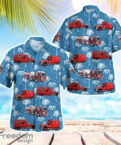 City Of Detroit Fire Department Beach Hawaiian Shirt Gift For Summer Holiday