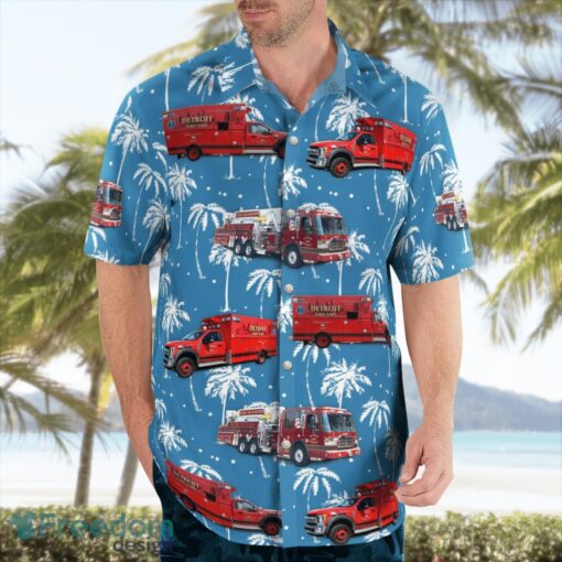 City Of Detroit Fire Department Beach Hawaiian Shirt Gift For Summer Holiday Product Photo 4