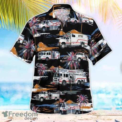 City of Independence Iowa, Fire Department Beach Hawaiian Shirt Summer Gift Product Photo 3