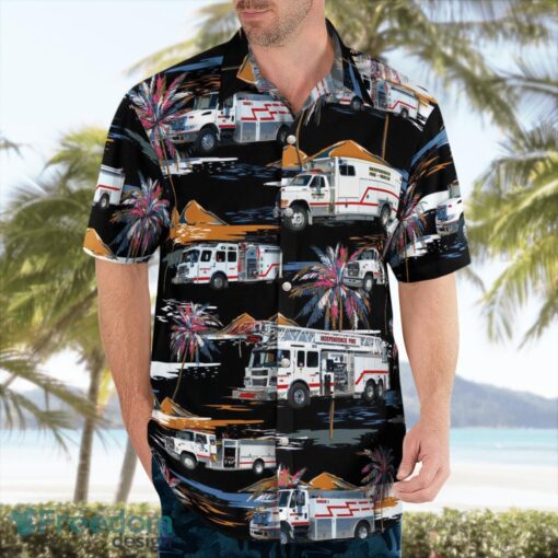 City of Independence Iowa, Fire Department Beach Hawaiian Shirt Summer Gift Product Photo 4