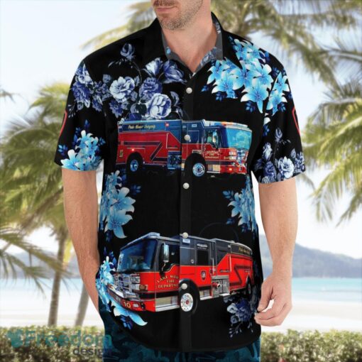 City Of Lake Worth Fire Department Beach Hawaiian Shirt Summer Gift Product Photo 3