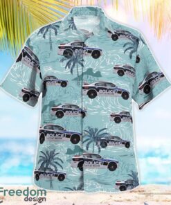 City of Milton, WI Police Department Dodge Charger Hawaiian Shirt Beach Summer Shirt Product Photo 3