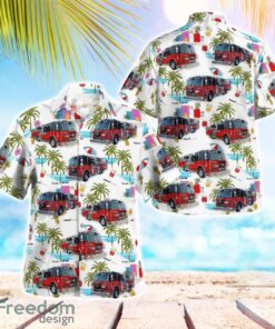 City of New Bern Fire-Rescue Beach Hawaiian Shirt Gift For Summer Holiday