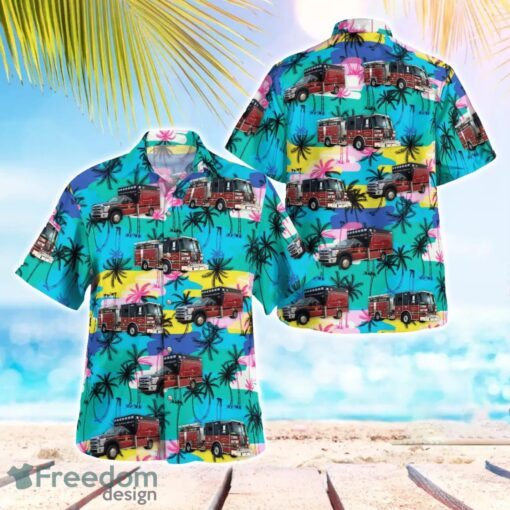 City of New Smyrna Beach Fire Department Beach Hawaiian Shirt Summer Gift Product Photo 1