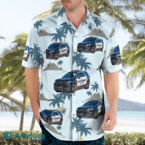 City of Sioux City Police Department, Iowa 3D Hawaiian Shirt Product Photo 4