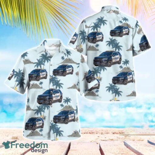 City of Sioux City Police Department, Iowa 3D Hawaiian Shirt Product Photo 1