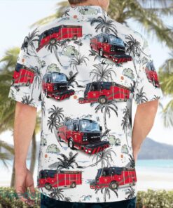 City of Turlock - Fire Department 3D Hawaiian Shirt Product Photo 2