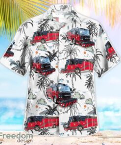 City of Turlock - Fire Department 3D Hawaiian Shirt Product Photo 3