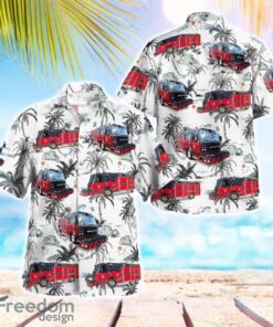 City of Turlock - Fire Department 3D Hawaiian Shirt Product Photo 1