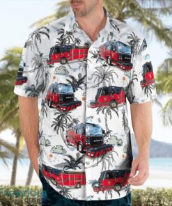 City of Turlock - Fire Department 3D Hawaiian Shirt Product Photo 4