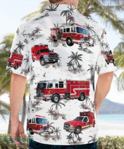 City of Yuma Fire Department 3D Hawaiian Shirt Product Photo 4