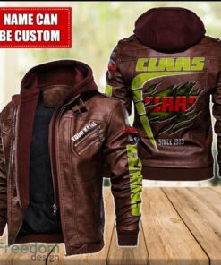 Claas 2D Leather Jacket For Men Custom Name Special Gift Ideas Product Photo 2