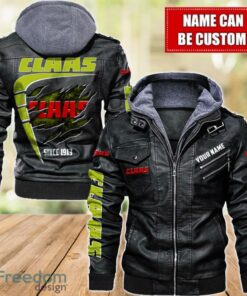 Claas 2D Leather Jacket For Men Custom Name Special Gift Ideas Product Photo 1