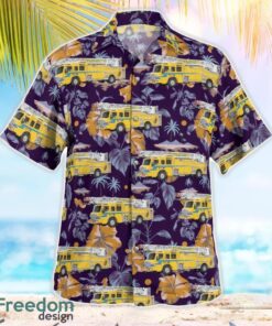 Clark County Fire Department, Nevada Fire Truck Hawaiian Shirt Beach Summer Shirt Product Photo 2