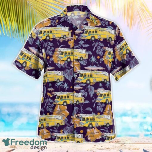 Clark County Fire Department, Nevada Fire Truck Hawaiian Shirt Beach Summer Shirt Product Photo 2