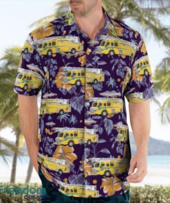 Clark County Fire Department, Nevada Fire Truck Hawaiian Shirt Beach Summer Shirt Product Photo 3