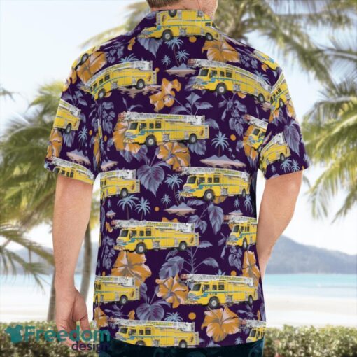 Clark County Fire Department, Nevada Fire Truck Hawaiian Shirt Beach Summer Shirt Product Photo 4