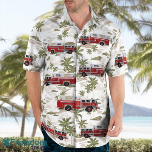 Clayville Fire Department 3D Hawaiian Shirt Product Photo 4