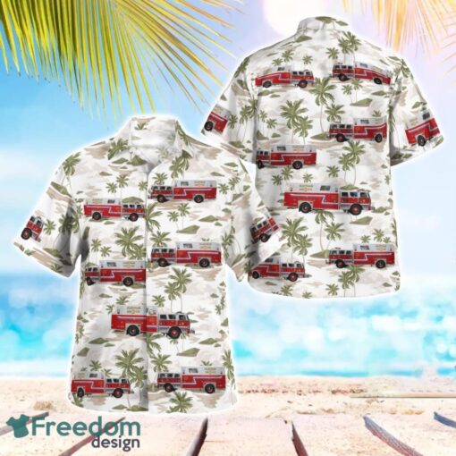 Clayville Fire Department 3D Hawaiian Shirt Product Photo 1