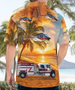 Clear Creek Vol. Fire Department 3D Summer Aloha Hawaiian Shirt Product Photo 2