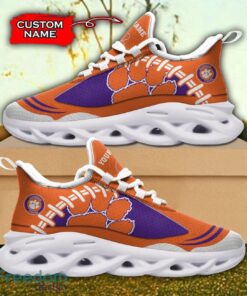 Clemson Tigers NCAA Max Soul Shoes Big Logo And Custom Name Sneakers For Men Women Product Photo 2