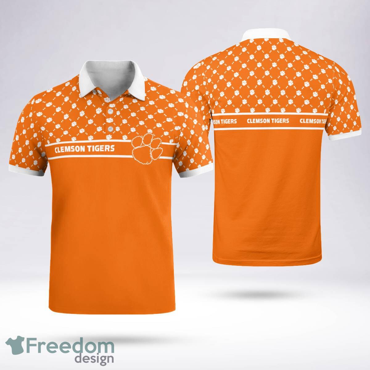 Clemson Tigers Team Logo Polo Shirt New For Men Women Fans image Clemson Tigers Team Logo Polo Shirt New For Men Women Fans - Clemson Tigers Team Logo Polo Shirt New For Men Women Fans
