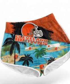 Cleveland Browns Logo Combo Hawaiian Shirt And Short Trending Summer For Fans image Cleveland Browns Logo Combo Hawaiian Shirt And Short Trending Summer For Fans Product Photo 3