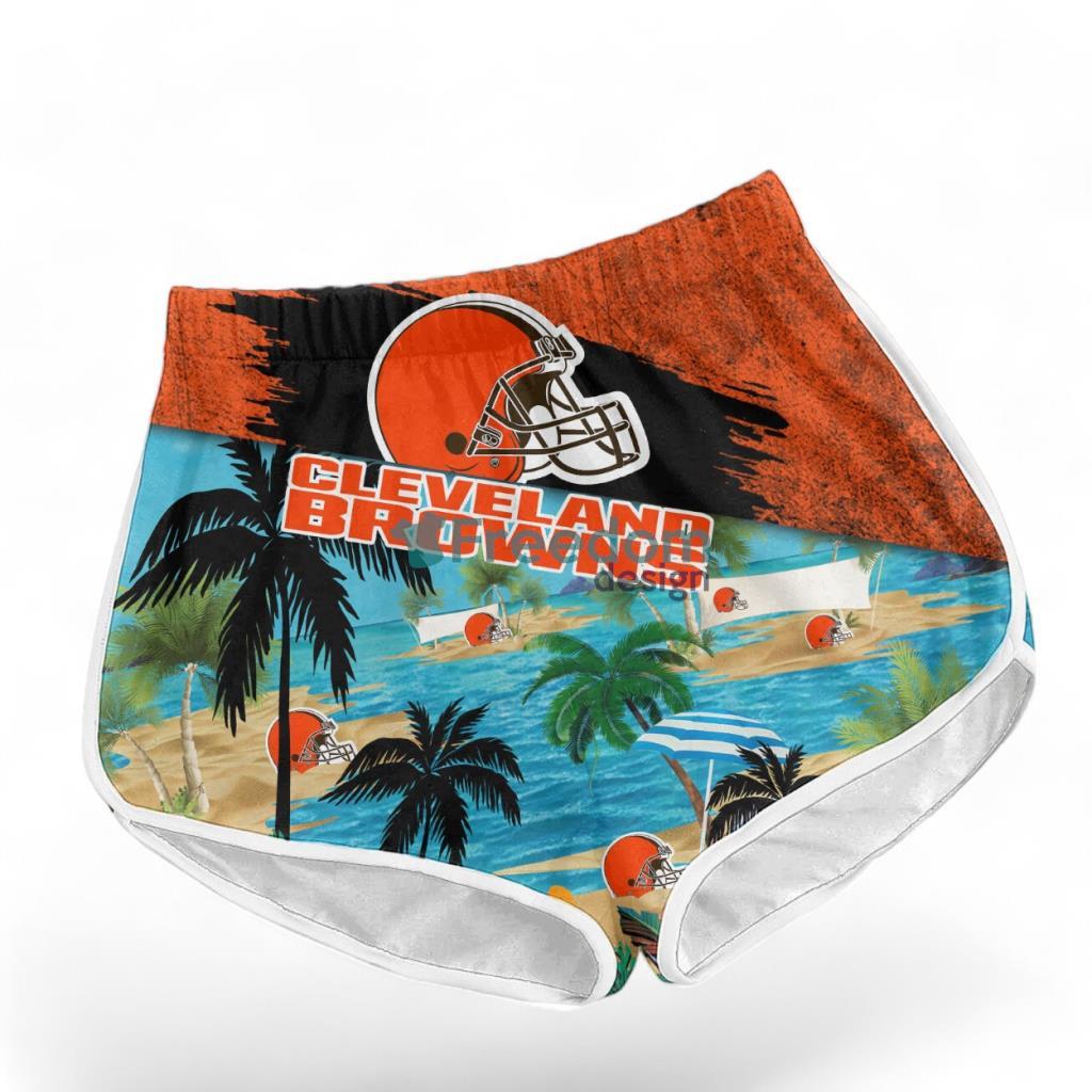 Cleveland Browns Logo Combo Hawaiian Shirt And Short Trending Summer For Fans Cleveland Browns Logo Combo Hawaiian Shirt And Short Trending Summer For Fans Product Photo 3