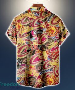 Cleveland Cavaliers Logo All Printed 3D Hawaiian Shirt For Fans NBA Hawaiian Shirt Product Photo 2