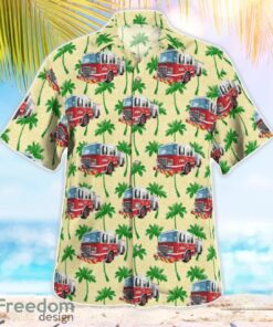 Cleveland Division of Fire, Ohio Fire Engine Hawaiian Shirt Beach Summer Shirt Product Photo 2