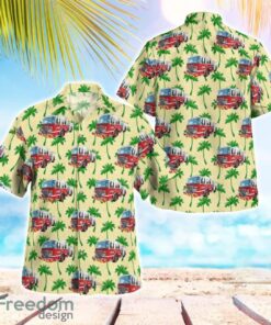 Cleveland Division of Fire, Ohio Fire Engine Hawaiian Shirt Beach Summer Shirt