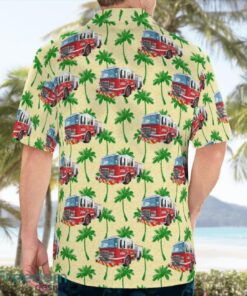 Cleveland Division of Fire, Ohio Fire Engine Hawaiian Shirt Beach Summer Shirt Product Photo 4