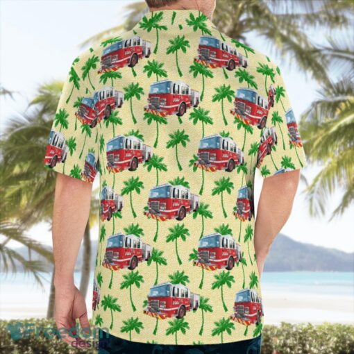 Cleveland Division of Fire, Ohio Fire Engine Hawaiian Shirt Beach Summer Shirt Product Photo 4