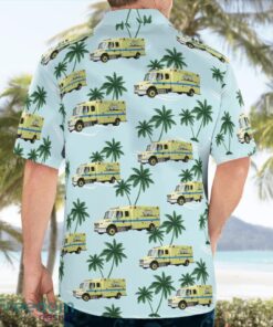 Cleveland, Ohio, Cleveland EMS Aloha Hawaiian Shirt Product Photo 2