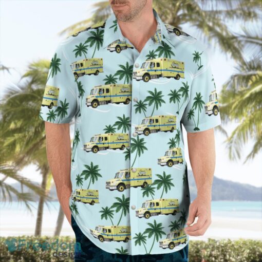 Cleveland, Ohio, Cleveland EMS Aloha Hawaiian Shirt Product Photo 4