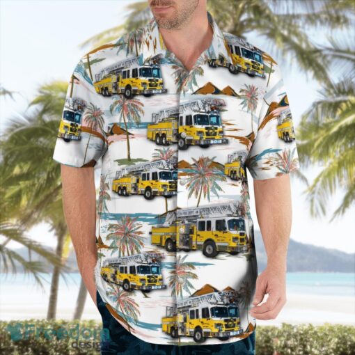 Clinton City Fire Department Beach Hawaiian Shirt Summer Gift Product Photo 3