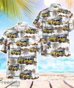 Clinton City Fire Department Beach Hawaiian Shirt Summer Gift