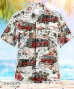 Clinton, NY Fire Department Beach Hawaiian Shirt Summer Gift Product Photo 2