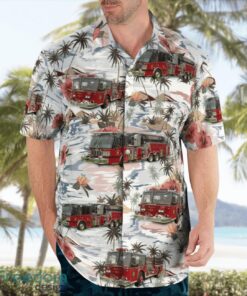 Clinton, NY Fire Department Beach Hawaiian Shirt Summer Gift Product Photo 3