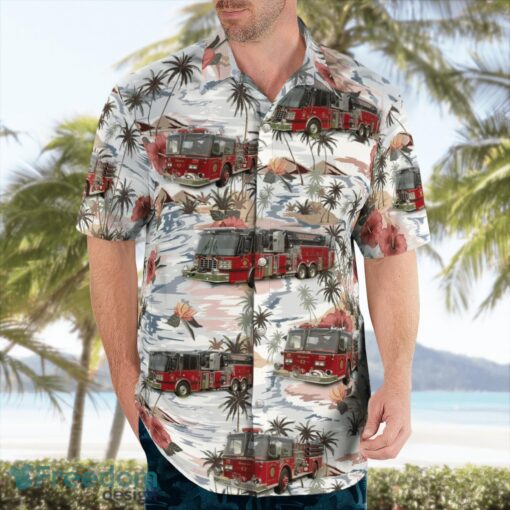 Clinton, NY Fire Department Beach Hawaiian Shirt Summer Gift Product Photo 3