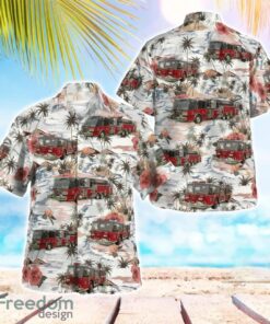 Clinton, NY Fire Department Beach Hawaiian Shirt Summer Gift