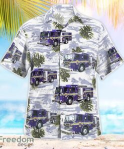 Coal Township Fire Police, Pennsylvania 3D Hawaiian Shirt Product Photo 2