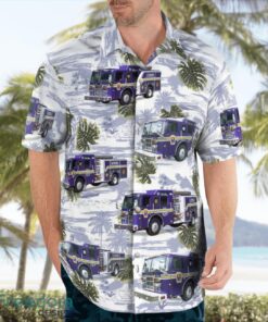 Coal Township Fire Police, Pennsylvania 3D Hawaiian Shirt Product Photo 3