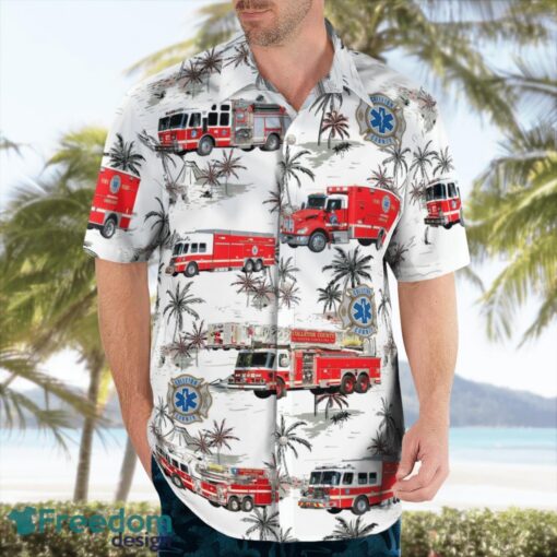 Colleton County Fire Rescue 3D Hawaiian Shirt Product Photo 4