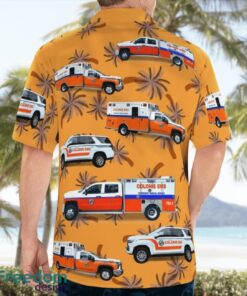 Colonie EMS Department 3D Summer Aloha Hawaiian Shirt Product Photo 2