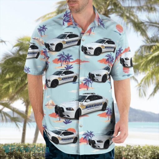 Colorado County Sheriff's Office Dodge Charger (Texas) 3D Summer Aloha Hawaiian Shirt Product Photo 3