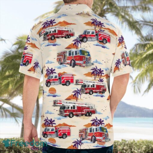 Colorado, Glenwood Springs Fire Department Beach Hawaiian Shirt Product Photo 2