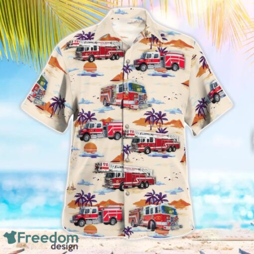 Colorado, Glenwood Springs Fire Department Beach Hawaiian Shirt Product Photo 3