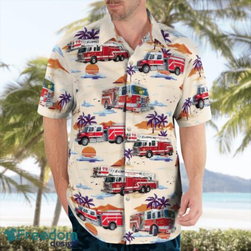 Colorado, Glenwood Springs Fire Department Beach Hawaiian Shirt Product Photo 4